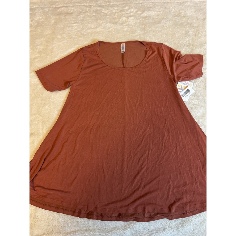 LuLaRoe Perfect T  XS Warm Rust Minimalist Capsule Wardrobe Essential NWT